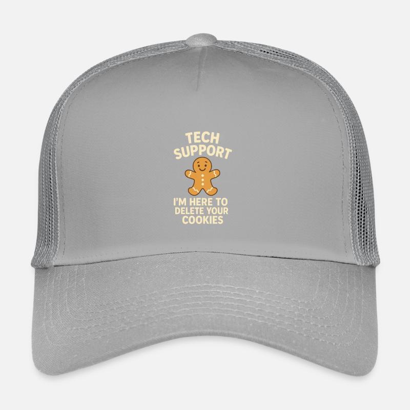 Tech Support I'm Here To Delete Your Cookies Kinder Trucker-Cap