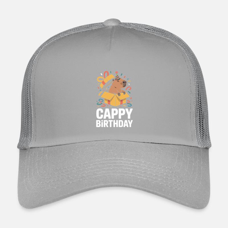 Capybara Anniversaire Cappy Anniversaire Drôle de capy Casquette trucker enfant