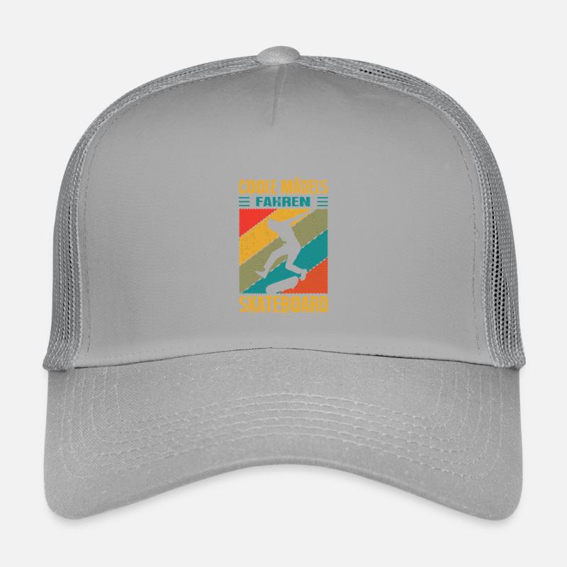 Cadeaux pour skateboardeurs de skateboard Casquette trucker enfant
