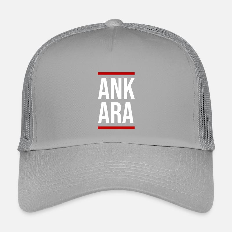 Ankara Bold Block Typography Kids’ Trucker Cap