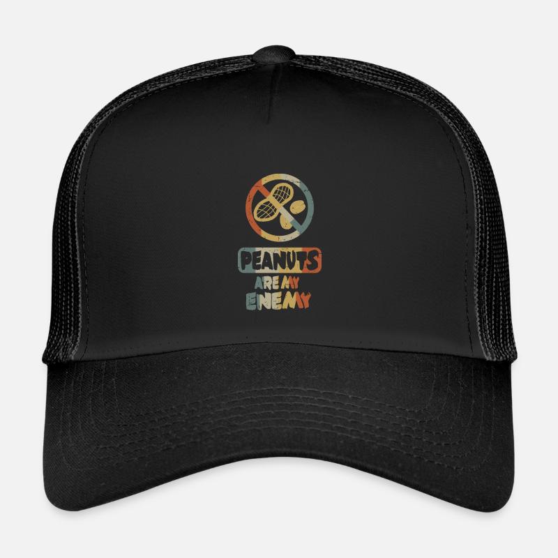 Peanuts are my enemies Kids’ Trucker Cap