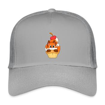 Fuchs Eiswaffel  - Kids’ Trucker Cap - light grey - Front