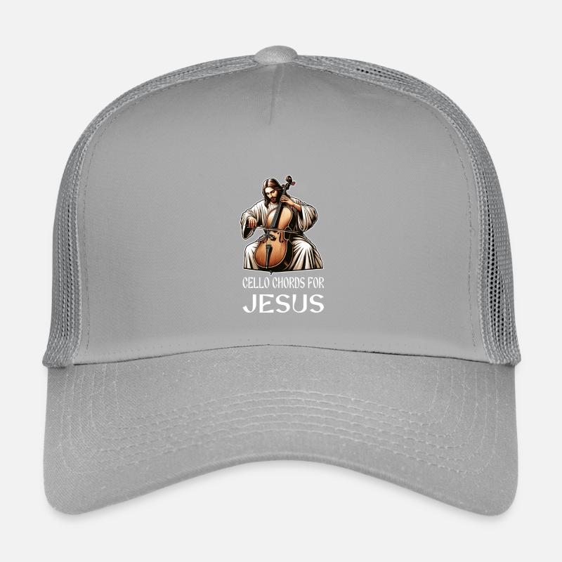 Accords de violoncelle pour Jesus Christian God Casquette trucker enfant