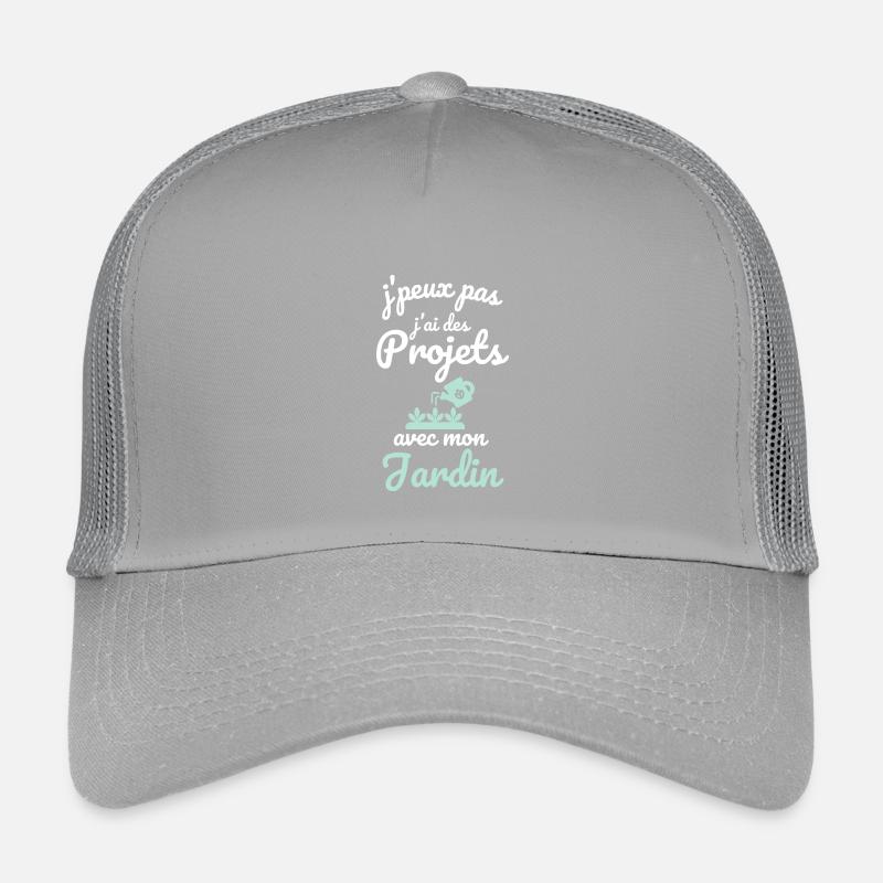 Jai des projets avec mon jardin jardinage Casquette trucker enfant
