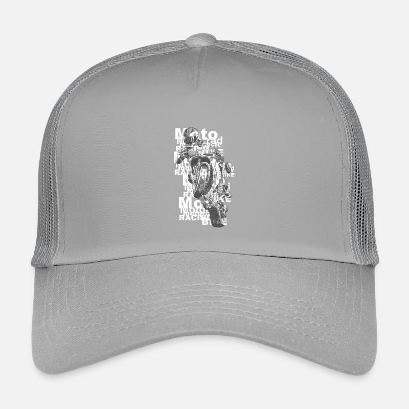 Motorcycle Rider Collage Kids’ Trucker Cap