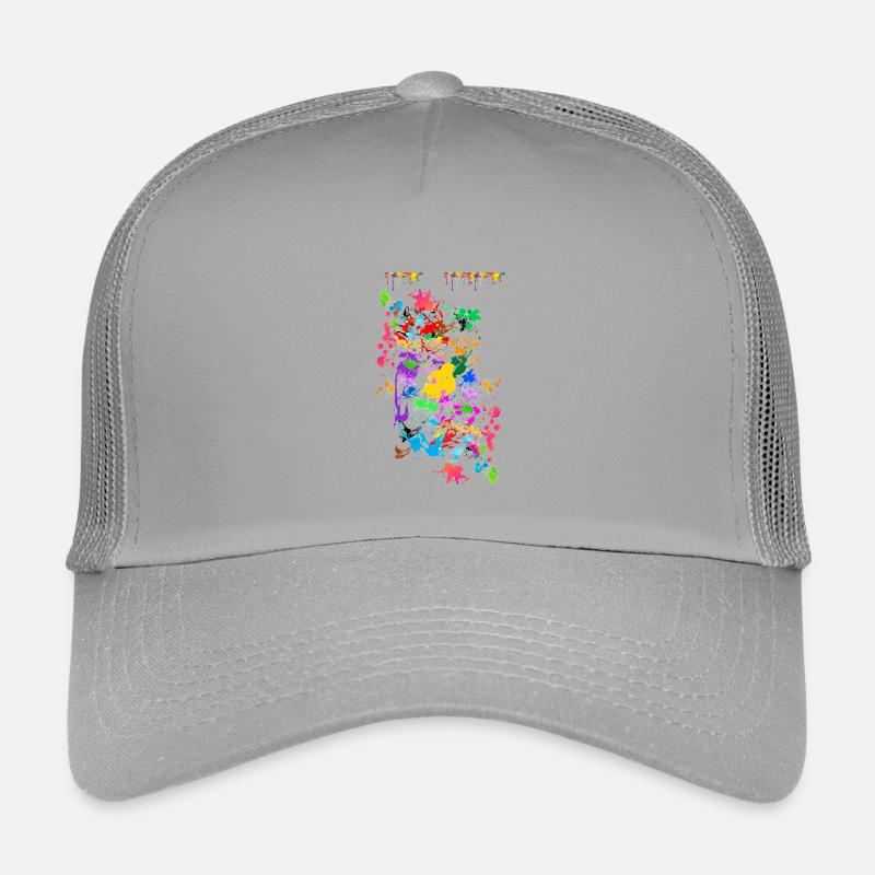 Abstract Color Splashes Kids’ Trucker Cap
