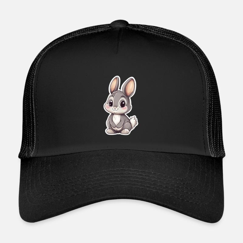 Hase - Kinder Trucker-Cap - Schwarz/Schwarz