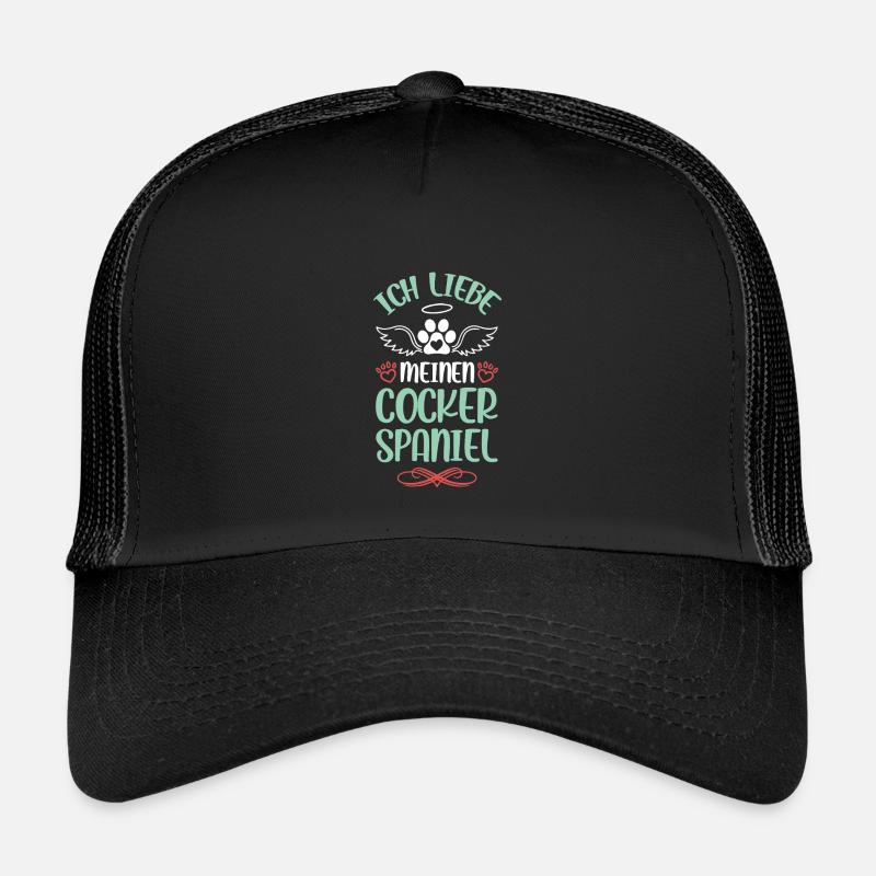 Ich liebe meinen Cocker Spaniel Kinder Trucker-Cap