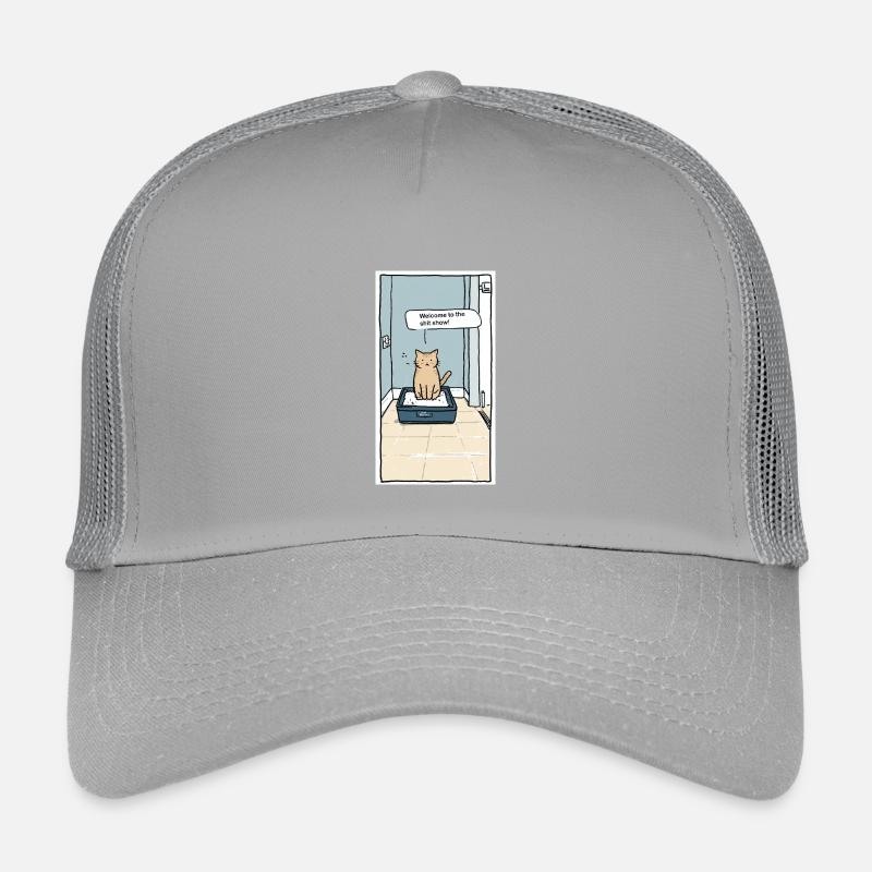 Litter Box Shitshow Humor Kids’ Trucker Cap