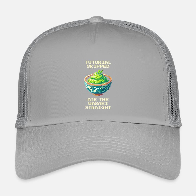 Tutorial übersprungen | Wasabi pur gegessen Kinder Trucker-Cap