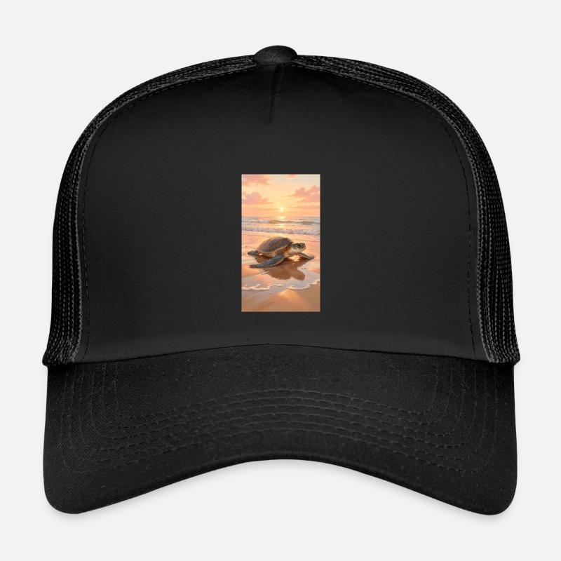 Turtle Sea Sea Turtle Beach Kids’ Trucker Cap