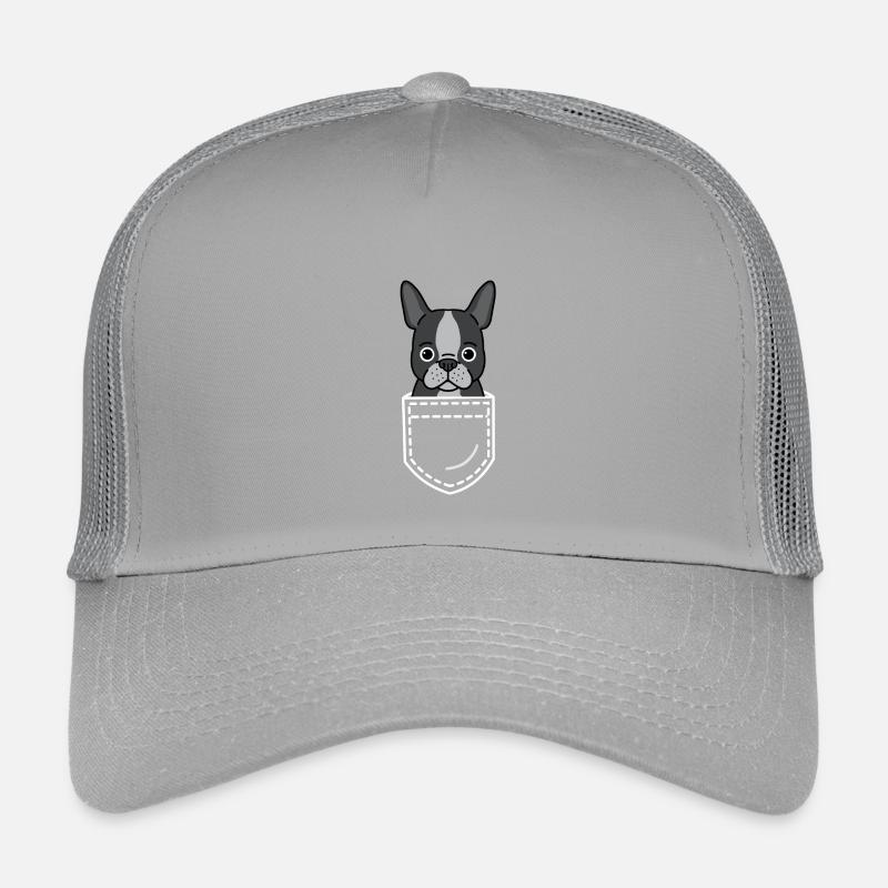 Hund Boston Terrier Kinder Trucker-Cap