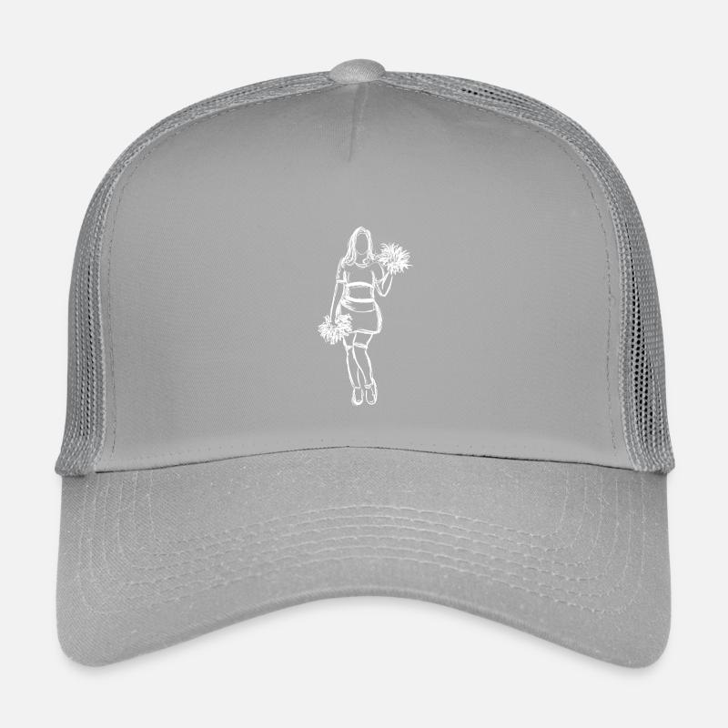 Cheerleader Drawing Kids’ Trucker Cap