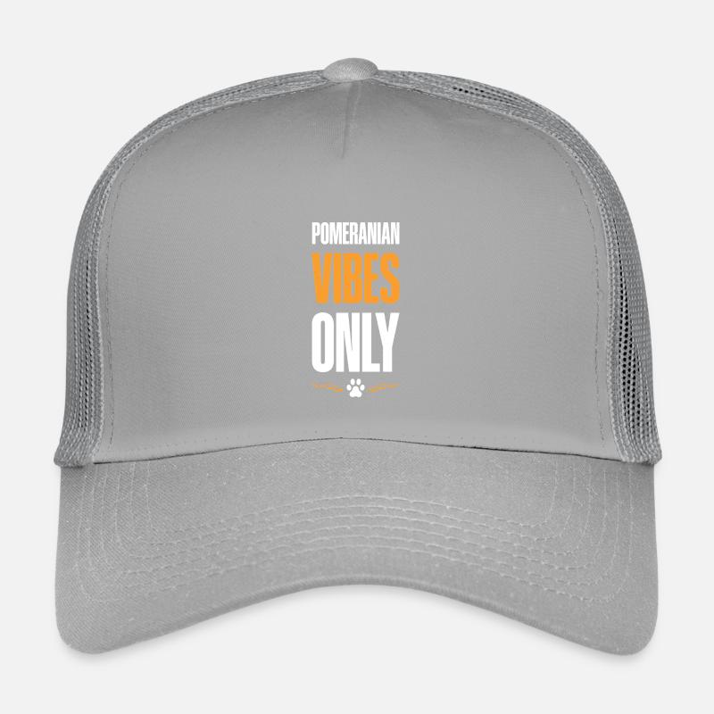 Pomeranian Vibes Only Kinder Trucker-Cap