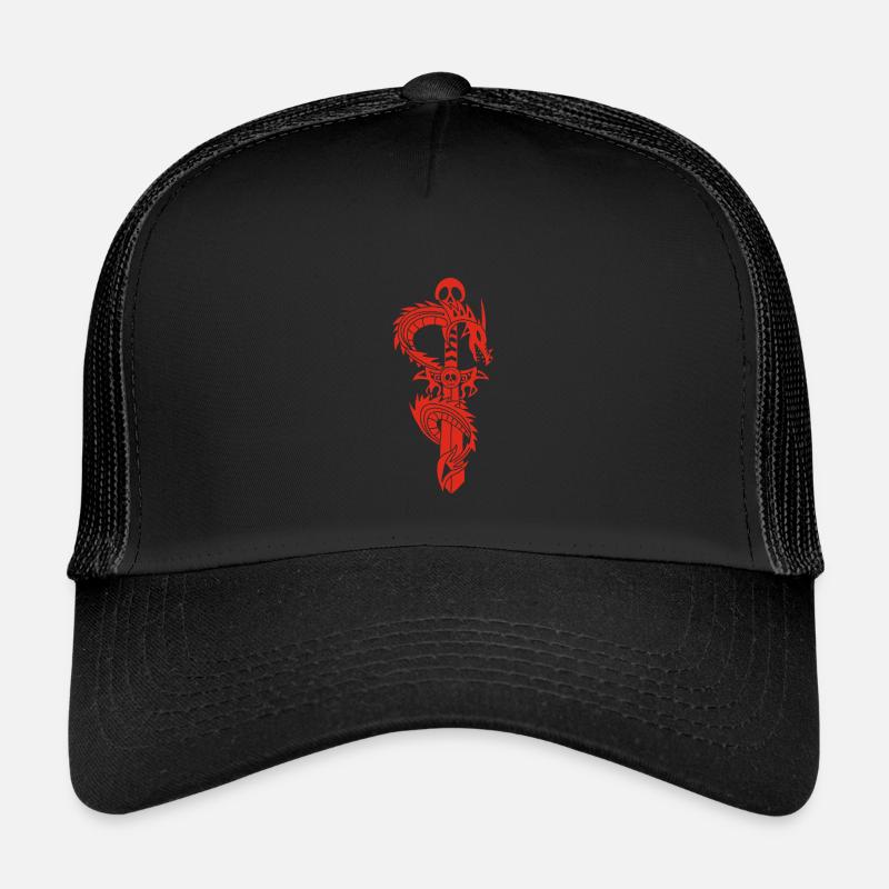 The Red Dragon and the Sword Kids’ Trucker Cap