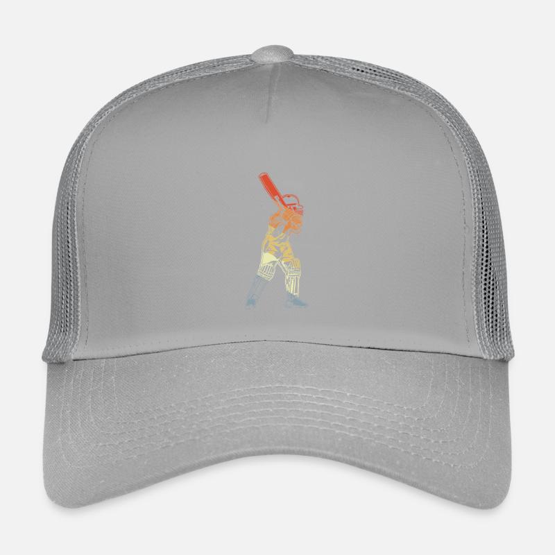 Retro Cricket Batter Kinder Trucker-Cap