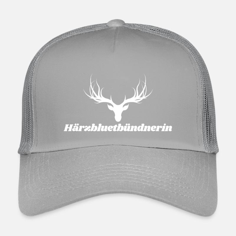 Härzbluetbündnerin Bündnerin Graubünden Kinder Trucker-Cap