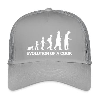 Development of a chef - Kids’ Trucker Cap - light grey - Front