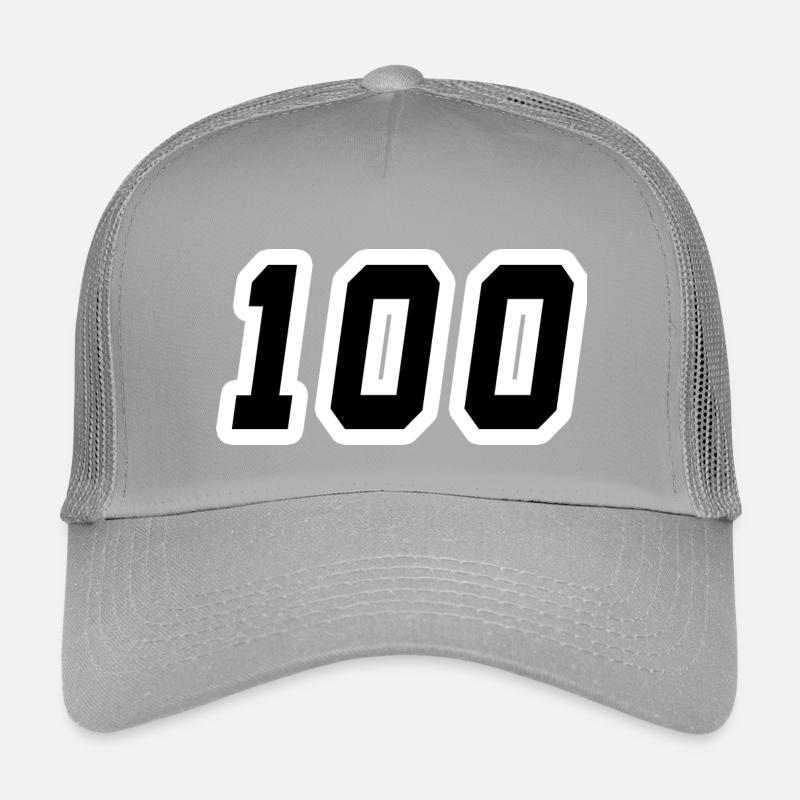 Zahl einhundert 100 Kinder Trucker-Cap