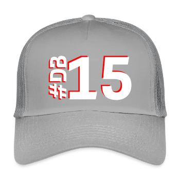 DB15 - Kids’ Trucker Cap - light grey - Front