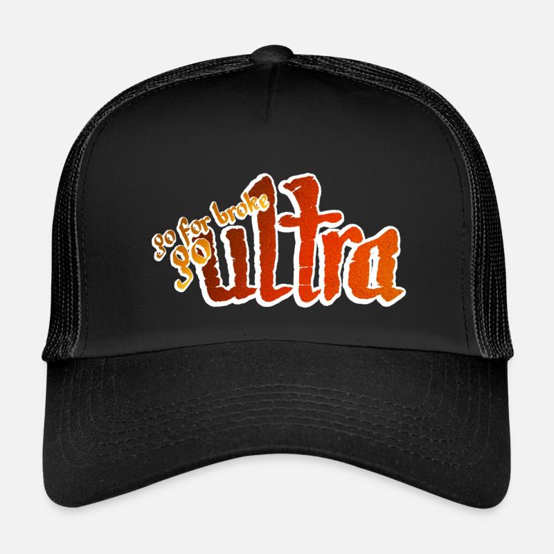Go For Broke Go Ultra - Kinder Trucker-Cap - Schwarz/Schwarz