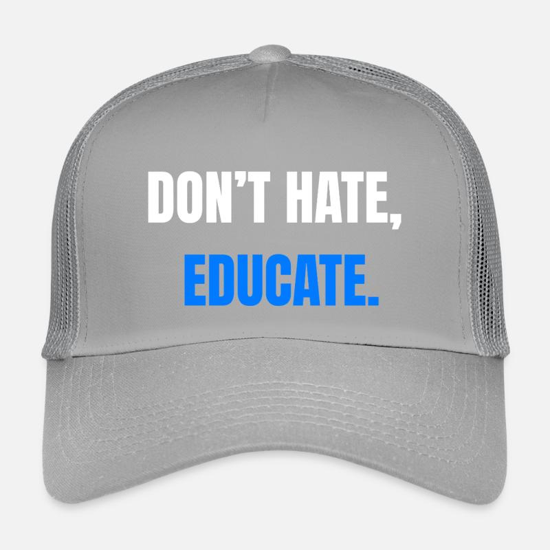 Don't Hate Educate – Statement Kinder Trucker-Cap