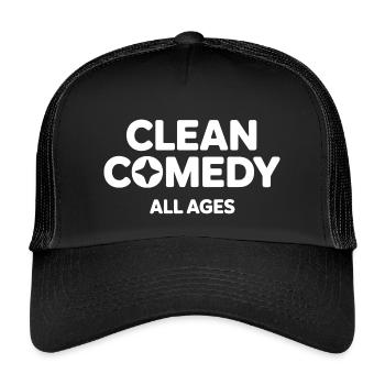 Comédie Épurée Fans d’humour pour tous les âges - Casquette trucker enfant - noir/noir - Devant