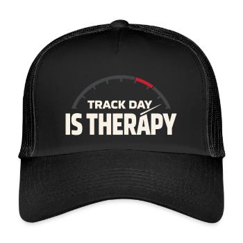 Track Day Brake Dust Hpde Track Car Autocross - Kids’ Trucker Cap - black/black - Front