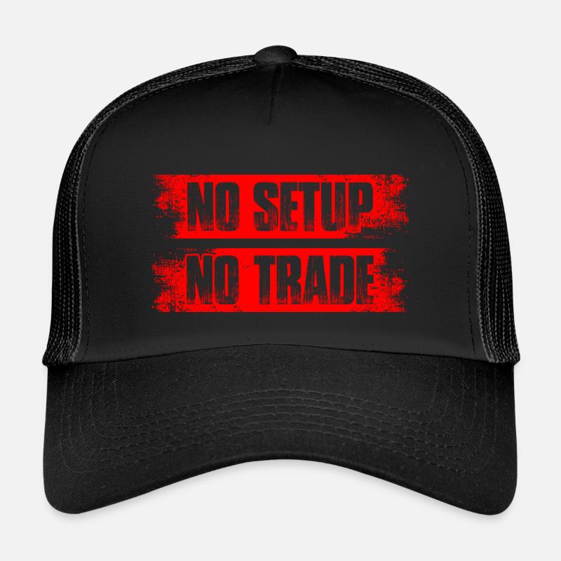 No setup no trade Stock Market Exchange Trader Kids’ Trucker Cap