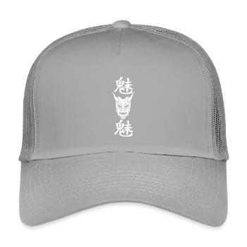 Manga white demon - Kids’ Trucker Cap - light grey - Front