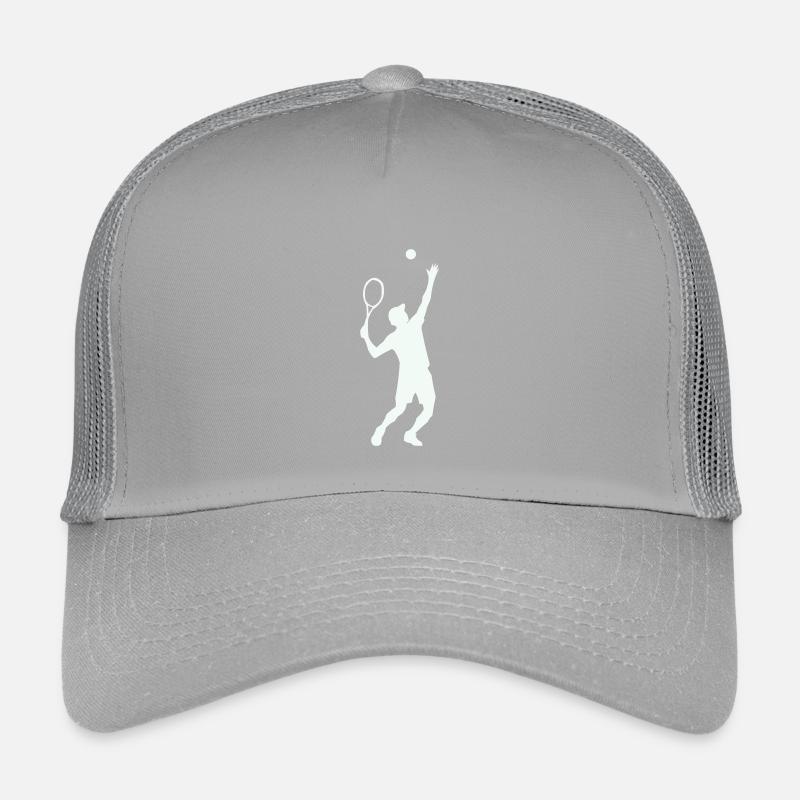 Silhouette de tennis en saut Casquette trucker enfant