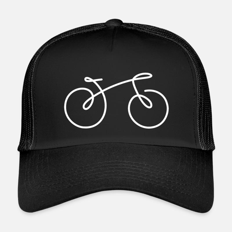 Fahrrad - Kinder Trucker-Cap - Schwarz/Schwarz