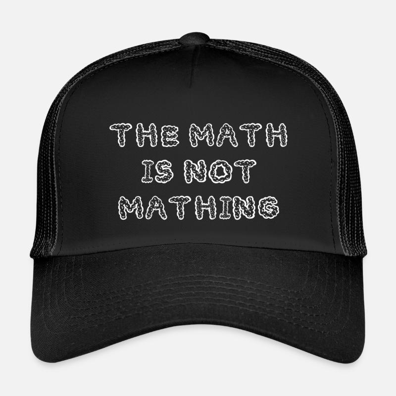Die Mathematik ist nicht lustig - Kinder Trucker-Cap - Schwarz/Schwarz