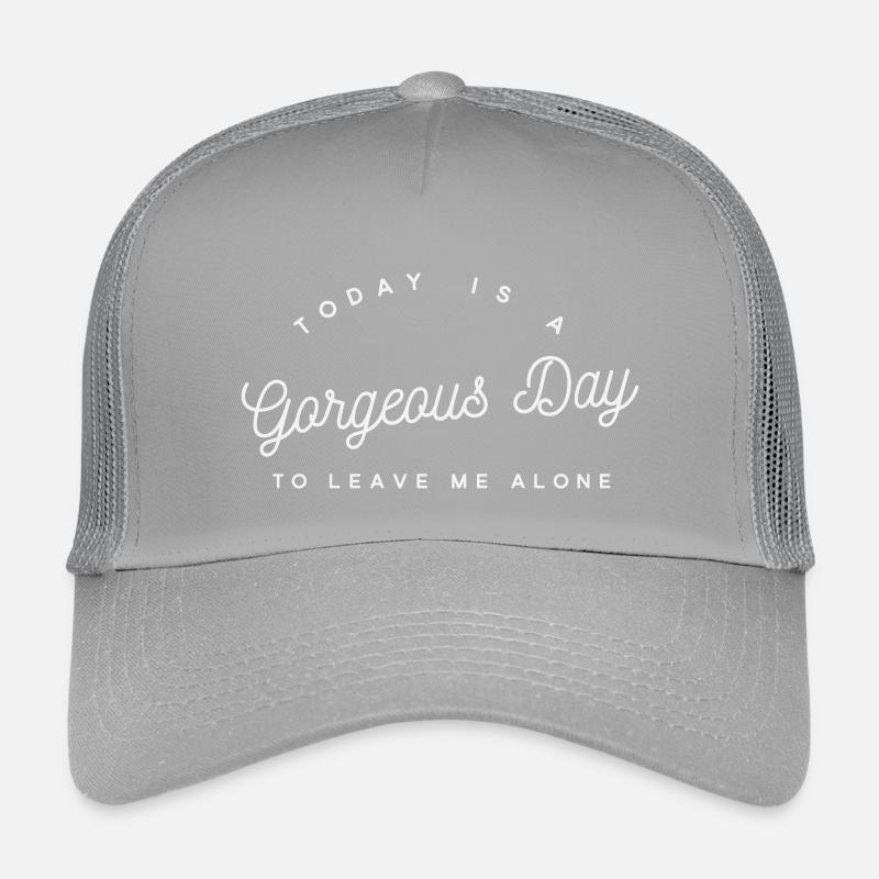 Wunderschöner Tag Leave Me Alone – Sarkastischer Introvertierter Kinder Trucker-Cap