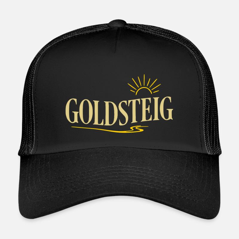 Goldsteig Typografie Wanderpfad Kinder Trucker-Cap