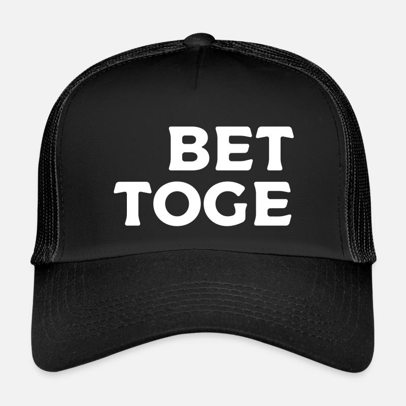 Better Together No1 partner look - Kids’ Trucker Cap - black/black