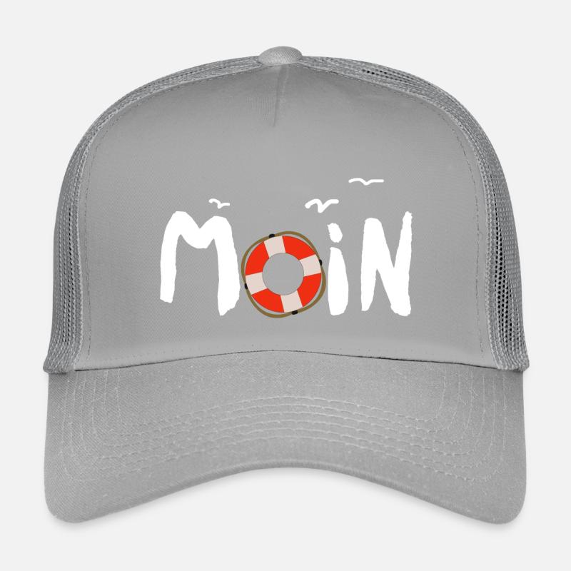 Moin Möwe Rettungsring nordisch Kinder Trucker-Cap