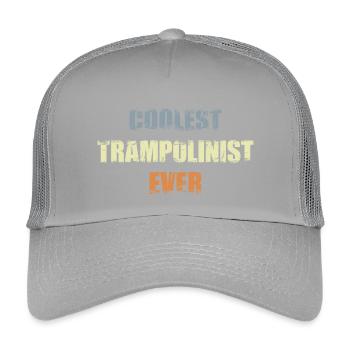 Athlète de trampoline cool - Casquette trucker enfant - gris clair - Devant