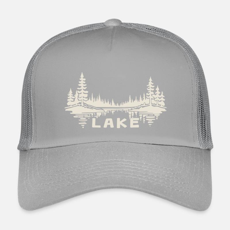 Lake Reflection [White] Kids’ Trucker Cap
