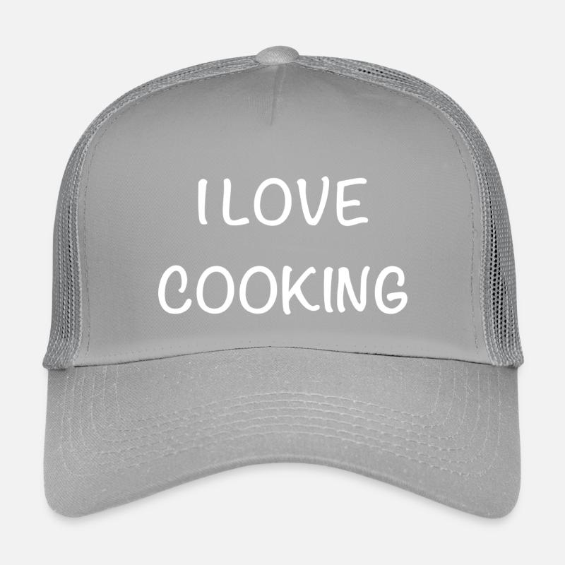 J’adore cuisiner – écrit à la main Casquette trucker enfant