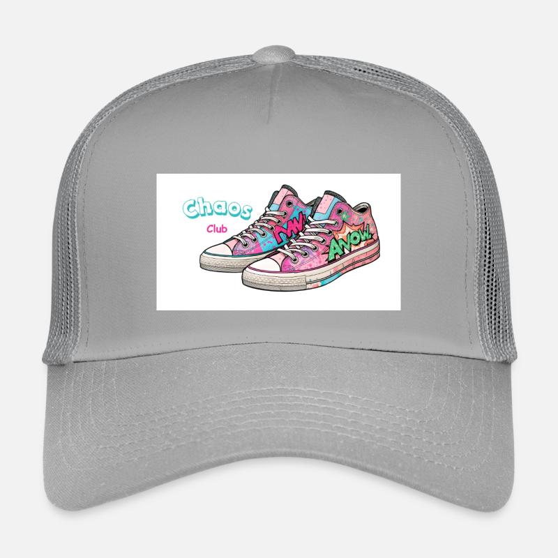 Baskets colorées avec un design de bande dessinée Casquette trucker enfant