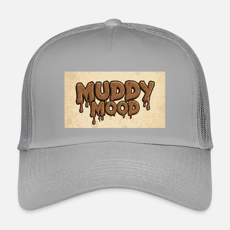 Conception de lettrage d’ambiance boueuse Casquette trucker enfant