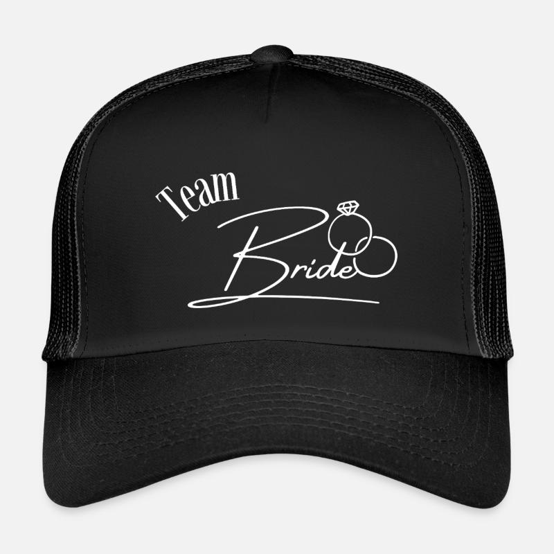 Équipe Bride - Casquette trucker enfant - noir/noir