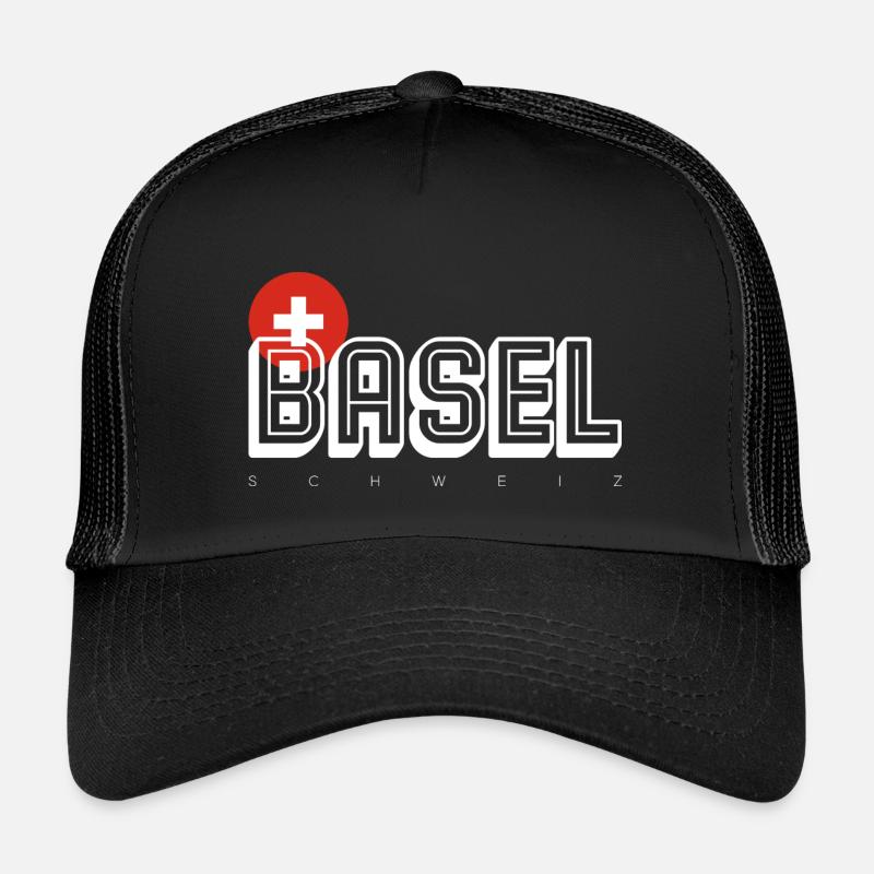 Basel - Kids’ Trucker Cap - black/black