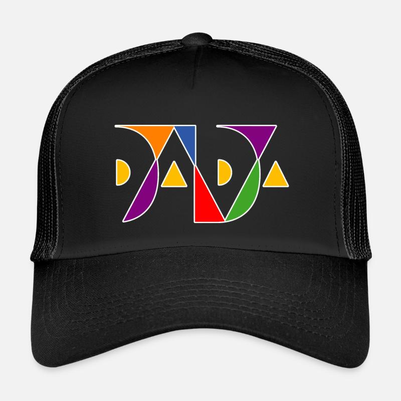 DADA is colorful! - Kids’ Trucker Cap - black/black