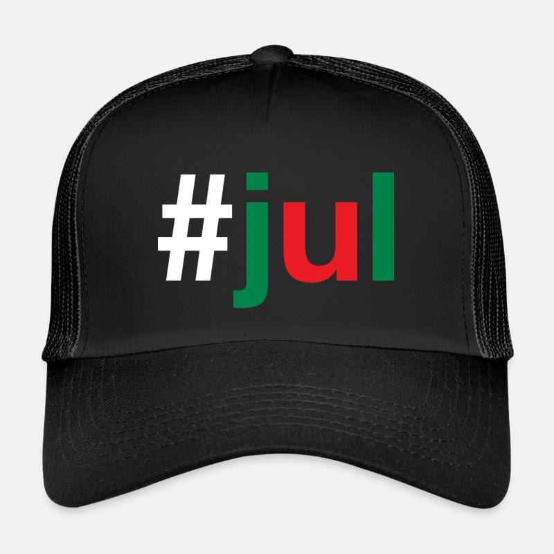 JUL Christmas Hashtag Kinder Trucker-Cap