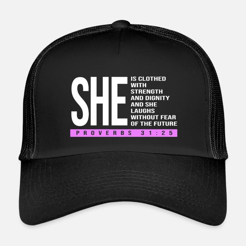 Chapter 31 Bible Proverb Jesus Christ Bible Verse Kids’ Trucker Cap