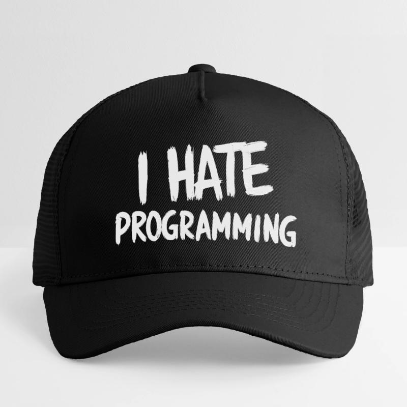Ich hasse Programmieren, spaßiger PC-CPU-Programmierer Kinder Trucker-Cap