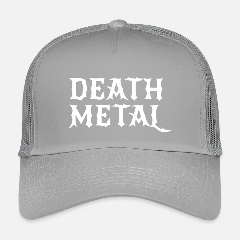 Death Metal Gothic Typography Kids’ Trucker Cap