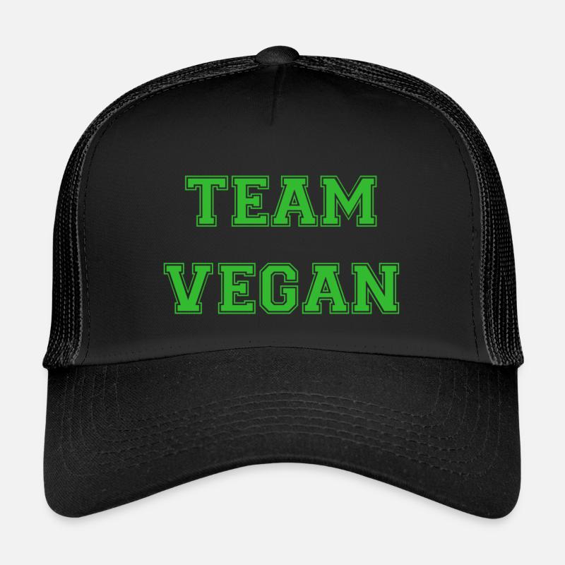 Équipe Vegan - Vert Casquette trucker enfant